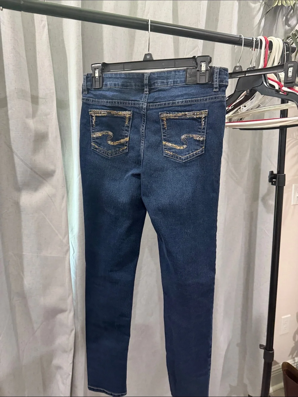 Dark Blue junior Skinny Jeans